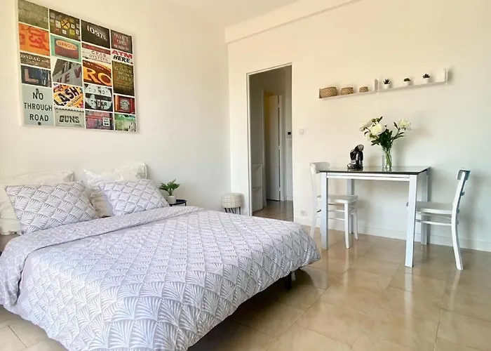 à 100 M De La Avec Clim Et Balcon Appartamento Nizza